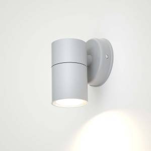 it-Lighting Eklutna 1xGU10 Outdoor Wall Lamp Grey D:11.3cmx11.3cm (80200534)